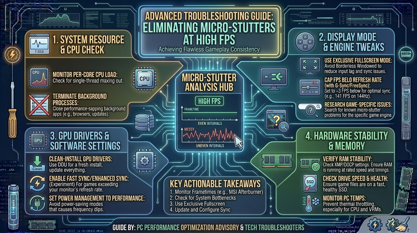 How to troubleshoot micro stutters in games even when your frame rate counter shows high numbers