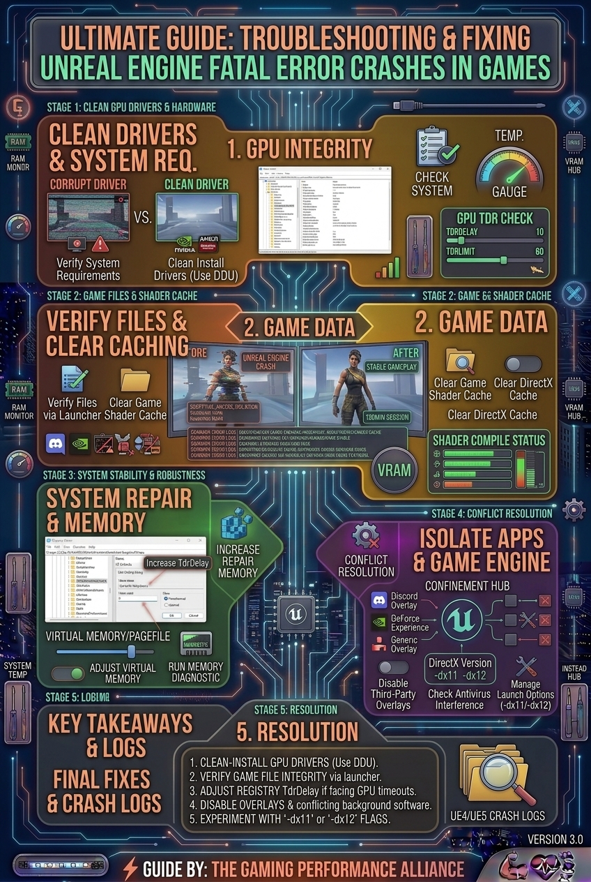 How to troubleshoot and fix unreal engine fatal error crashes in games built on the unreal engine