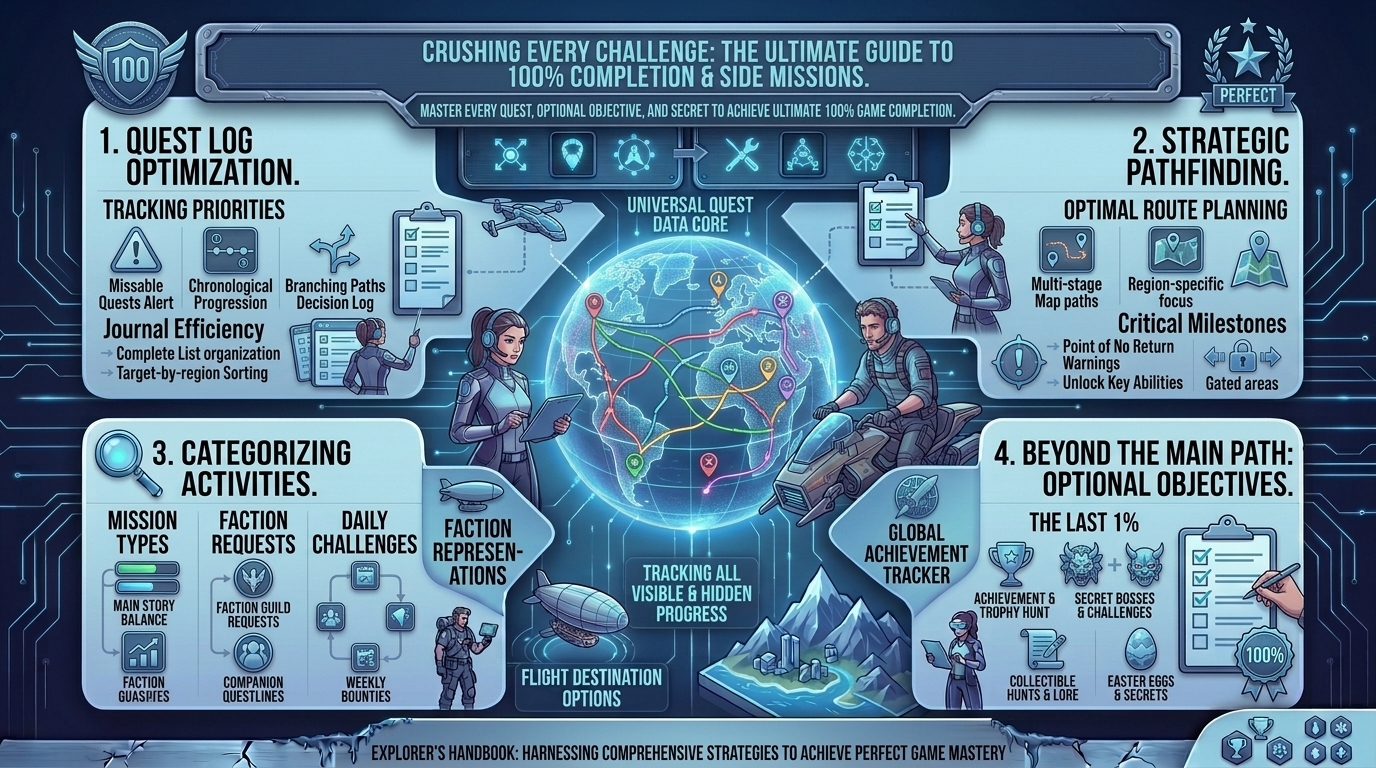 how to complete every side mission and optional objective for a one hundred percent completion playthrough