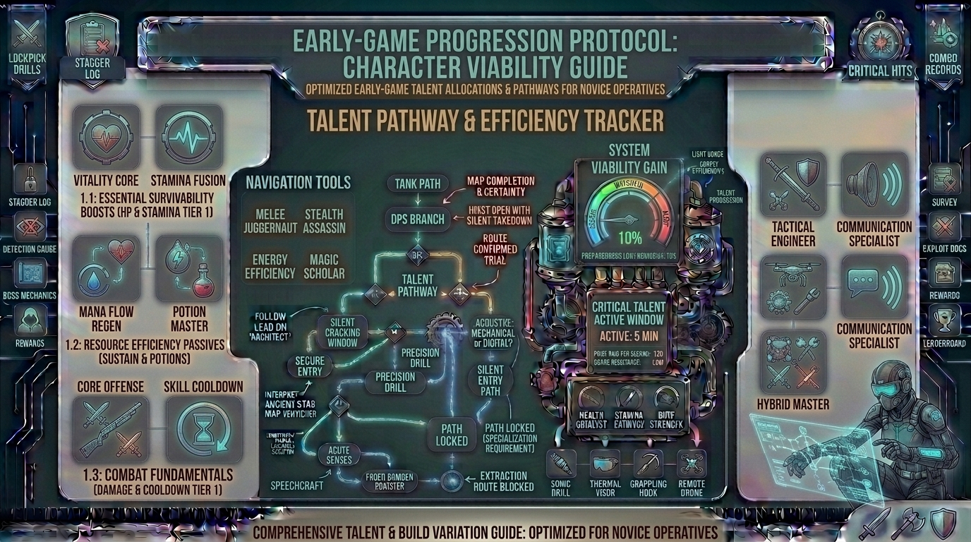 What are the best talent tree passives to invest in during your first playthrough of a complex CRPG