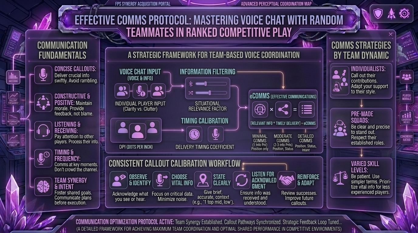 how to communicate effectively with random teammates in voice chat during ranked competitive multiplayer matches