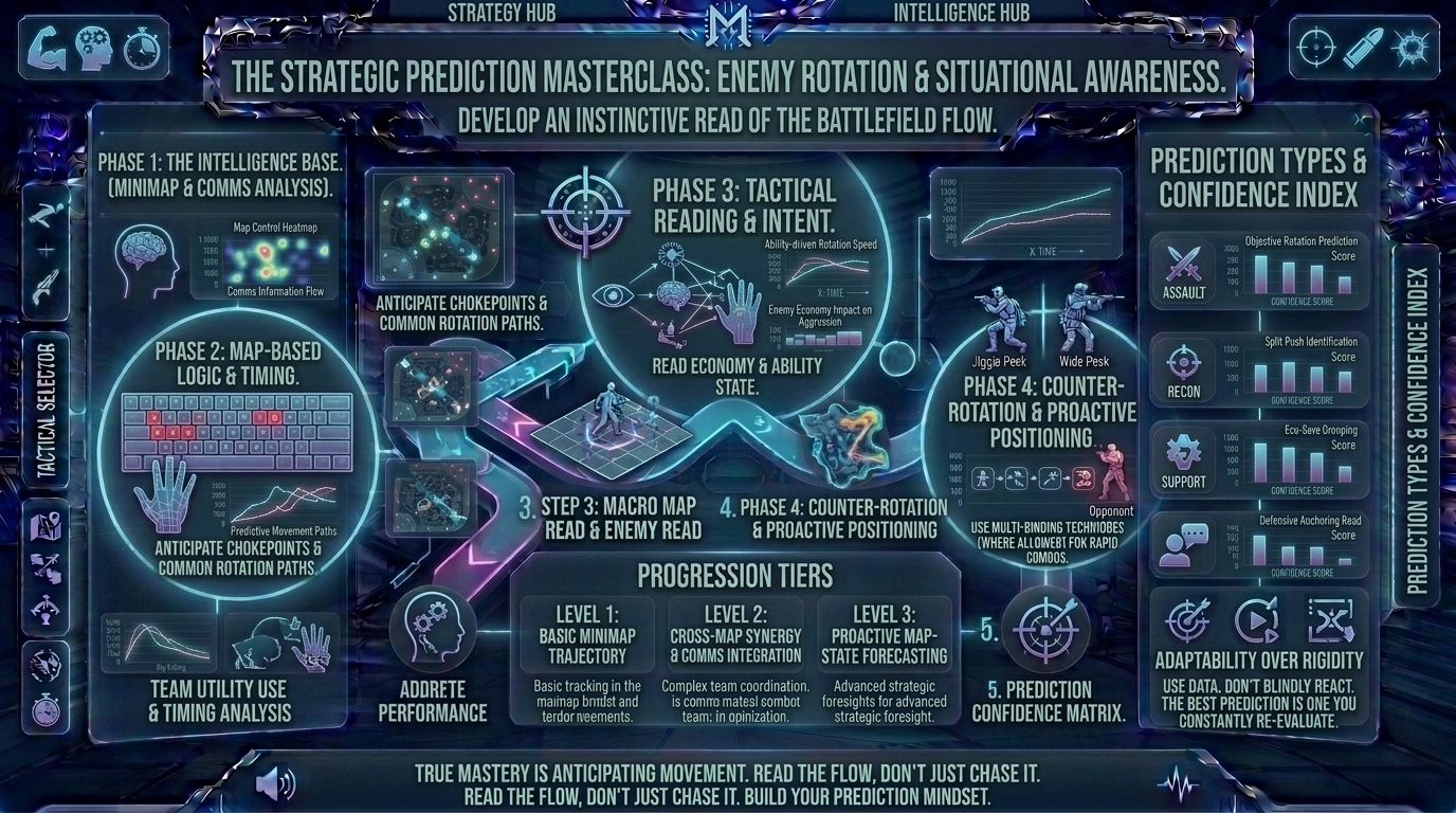 what are the best game sense and situational awareness tips to predict enemy rotation movements across the map