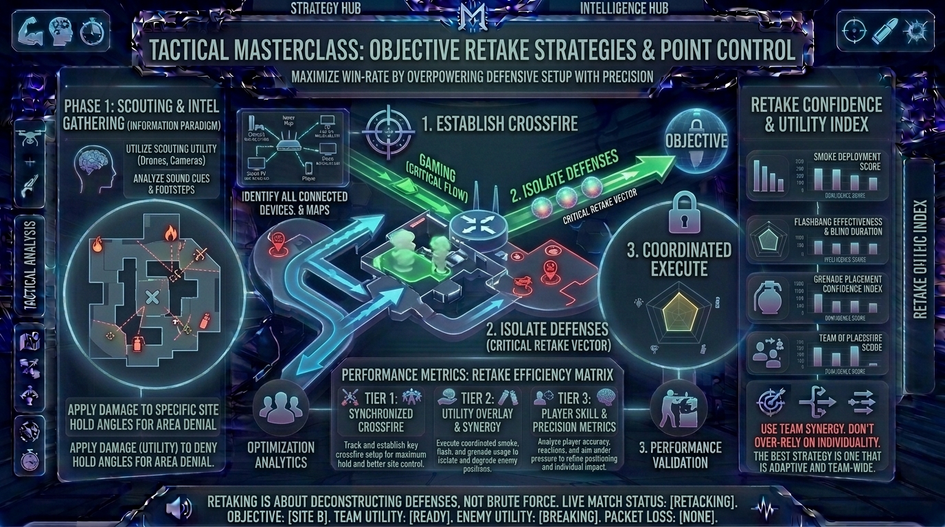 what are the best strategies for retaking bomb sites and objective points against a well defended enemy setup