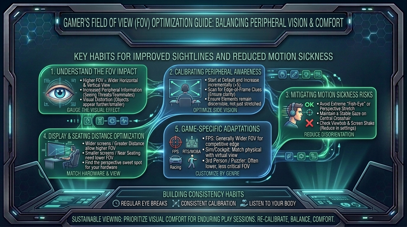 how to adjust your field of view slider settings for optimal peripheral vision without causing motion sickness