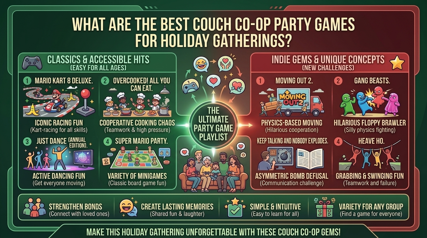 what are the best couch co op party games to play with family and friends during holiday gatherings