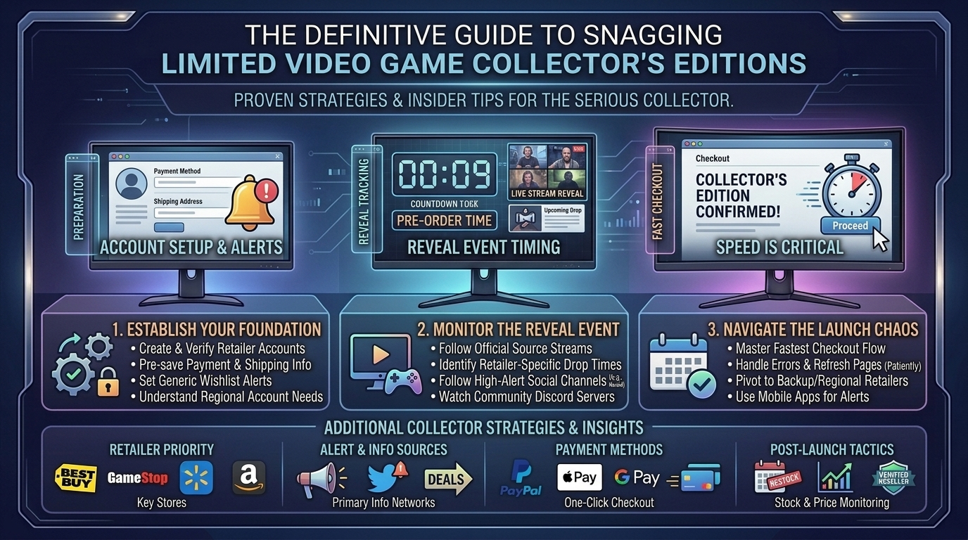 how to pre order collector editions of upcoming video games without missing out on limited stock items
