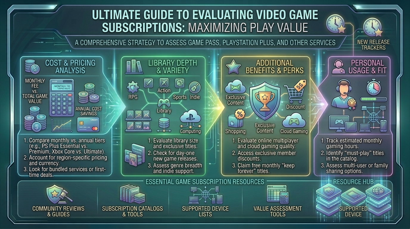 how to evaluate video game subscription services like xbox game pass and playstation plus extra value