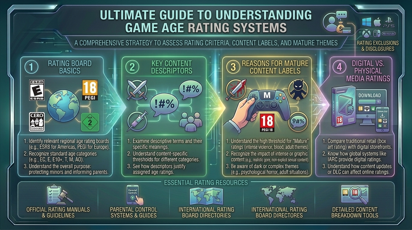 how to understand age rating board classification criteria and why games receive mature content labels